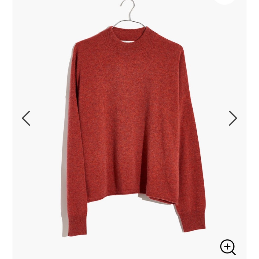 Beautiful Madewell Cashmere Mockneck Sweater